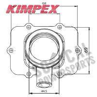 Kimpex - Kimpex Carburetor Mounting Flange - 07-102-06 - Image 2