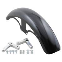 Klock Werks - Klock Werks Hugger Series Front Fenders With Mounting Blocks - P-Tom - KW05-01-0493-R - Image 1