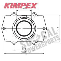 Kimpex - Kimpex Carburetor Mounting Flange - 07-101-04 - Image 3