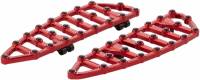 Arlen Ness - Arlen Ness MX Driver Floorboards - Red Anodized - 06-893 - Image 2