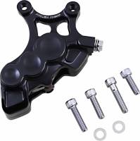 Arlen Ness - Arlen Ness 6-Piston Differential Bore Front Brake Caliper for 14in. Rotors - Left Side - Black - 02-211 - Image 1