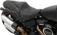 Drag Specialties - Drag Specialties EZ-ON Solo Seat - Scorpion Stitch - 0802-1128 - Image 3