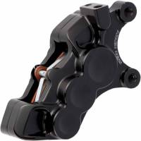 Arlen Ness - Arlen Ness 6-Piston Differential Bore Front Brake Caliper for 11.8in. Rotors - Right Side - Black - 02-217 - Image 1