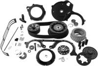 Belt Drives Ltd - Belt Drives Ltd 2in. Open Belt Drive Kit - Black - TC2PB-2-B - Image 2