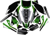 DCOR - DCOR COR 9 Kawasaki Complete Graphics Kit - Black - 20-20-231 - Image 1