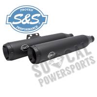 S&S Cycle - S&S Cycle Grand National Slip-On Mufflers - Black - 550-0754B - Image 2