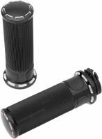 Arlen Ness - Arlen Ness Fusion Series Grips - Slot Track - Black - 07-301 - Image 1