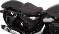 Drag Specialties - Drag Specialties Bobber-Style Solo Seat - Double Diamond - Red Thread - 0804-0741 - Image 2