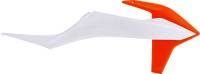 Acerbis - Acerbis Radiator Shrouds - White 20/Orange - 2726516813 - Image 3