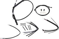 Burly Brand - Burly Brand Handlebar Cable/Line Install Kits - Black - B30-1247 - Image 1