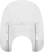 Memphis Shades - Memphis Shades Memphis Slim Windshield (7in. Cutout) - 15in. - Clear - MEM4110 - Image 1