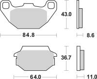 SBS - SBS HF Ceramic Brake Pads - 749HF - Image 2