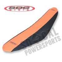 SDG - SDG 9-Pleat Gripper Seat Cover  - Orange/Black - 96358OK - Image 1