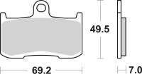 SBS - SBS DC Dual Carbon Brake Pads - 782DC - Image 2