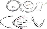 Burly Brand - Burly Brand Handlebar Cable/Line Install Kit - Stainless Steel - B30-1157 - Image 1