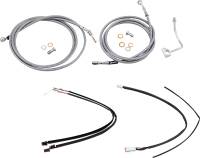 Burly Brand - Burly Brand Handlebar Cable/Line Install Kit - Stainless Steel - B30-1167 - Image 1