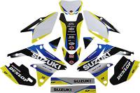 DCOR - DCOR Works Suzuki Complete Graphics Kit - White - 20-40-302 - Image 3