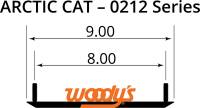 Woodys - Woodys SnoCross/Trail Flat-Top Wear Bars for Mini-Sled - 4in. Turning Carbide - SXA-0212 - Image 2