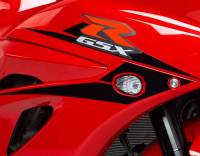 Hotbodies Racing - Hotbodies Racing Flush Mount Turn Signal/Mirror Block Offs - Clear - 61701-0100 - Image 1