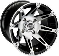Moose Utility - Moose Utility Type 387X Rear Wheel - 14x8 - 2+6 Offset - 4/110 - Machined - Black - 387MO148110BW2 - Image 1