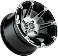 Moose Utility - Moose Utility Type 387X Rear Wheel - 14x8 - 2+6 Offset - 4/110 - Machined - Black - 387MO148110BW2 - Image 2