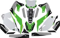 DCOR - DCOR COR 9 Kawasaki Complete Graphics Kit - White - 20-20-462 - Image 1