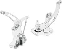 Accutronix - Accutronix Forward Controls - Slotted, +6in. - Chrome - FC305-SSC - Image 4