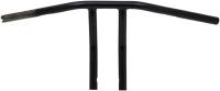 LA Choppers - LA Choppers 1in. Old School Reverse T-Bar Handlebar - 10in. - Black Powdercoat - LA-7384-10B - Image 1