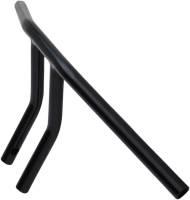 LA Choppers - LA Choppers 1in. Old School Reverse T-Bar Handlebar - 10in. - Black Powdercoat - LA-7384-10B - Image 2
