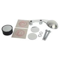 Klock Werks - Klock Werks iOmounts Handlebar Perch Mount Kit - Left Hand - Chrome - KWD-01-0380 - Image 1