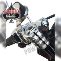 Klock Werks - Klock Werks iOmounts Handlebar Perch Mount Kit - Left Hand - Chrome - KWD-01-0380 - Image 2