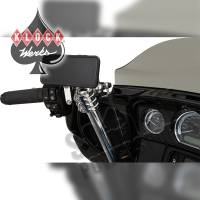 Klock Werks - Klock Werks iOmounts Handlebar Perch Mount Kit - Left Hand - Chrome - KWD-01-0380 - Image 6