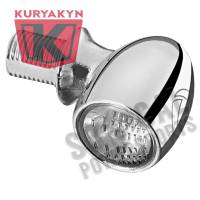 Kuryakyn - Kuryakyn Atto Front Marker Light by Kellermann - Clear Lens/White LED/Chrome Housing - 2524 - Image 1