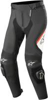 Alpinestars - Alpinestars Missile Leather V2 Pants - 3121519-1231-44 - Black/White/Fluo Red - 44 - Image 1