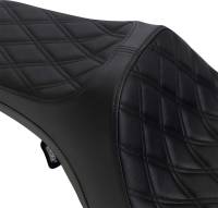 Drag Specialties - Drag Specialties Predator III Seat - Double Diamond - Black Thread - 0801-1129 - Image 3