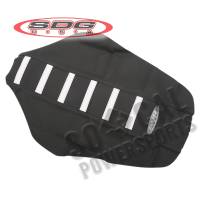 SDG - SDG 6-Rib Gripper Seat Cover - Black Cover/White Ribs - 95951WK - Image 2