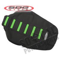 SDG - SDG 6-Rib Gripper Seat Cover - Black Cover/Green Ribs - 95951GK - Image 2