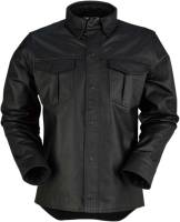 Z1R - Z1R The Motz Leather Shirt - 2810-3398 - Black - 3XL - Image 1