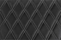 Drag Specialties - Drag Specialties Extended Reach Predator III Seat - Double Diamond, Silver Thread - 0801-1370 - Image 2