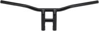 Biltwell Inc. - Biltwell Inc. 1in. Tyson XL Pullback 8in. Handlebar - Black Electroplate - 6258-2013 - Image 1