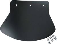 Drag Specialties - Drag Specialties Rubber Mud Flaps - Medium - Plain - DS-393702 - Image 1