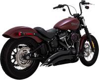 Vance & Hines - Vance & Hines Big Radius 2-Into-2 Exhaust System - Black - 46077 - Image 1