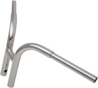 LA Choppers - LA Choppers 1-1/4in. Club Mid Handlebar - Chrome - LA-7330-00 - Image 2