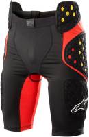 Alpinestars - Alpinestars Sequence Pro Shorts - 6507718-13-2X - Black/Red - 2XL - Image 1