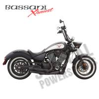 Bassani Manufacturing - Bassani Manufacturing Pro Street Turn Out Exhaust System - Black - 6V23DB - Image 3