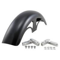 Klock Werks - Klock Werks Tire Hugger Series P-Tom Front Fender with Raw Mounting Blocks for 19in. Wheel - KW05-06-0007-R - Image 1