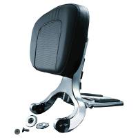 Kuryakyn - Kuryakyn Multi-Purpose Driver or Passenger Backrest - Chrome - 1660 - Image 1