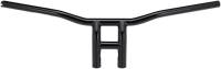 Biltwell Inc. - Biltwell Inc. 1in. Throttle-By-Wire Tyson XL Pullback 8in. Handlebar - Black Electroplated - 6258-2015 - Image 1