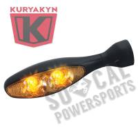 Kuryakyn - Kuryakyn Micro/Rhombus Marker Light - Front - Black Housing - Amber - 2537 - Image 2