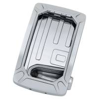 Kuryakyn - Kuryakyn Nova Curved Side Mount License Plate Holder - Vertical Mount - Chrome - 3190 - Image 1